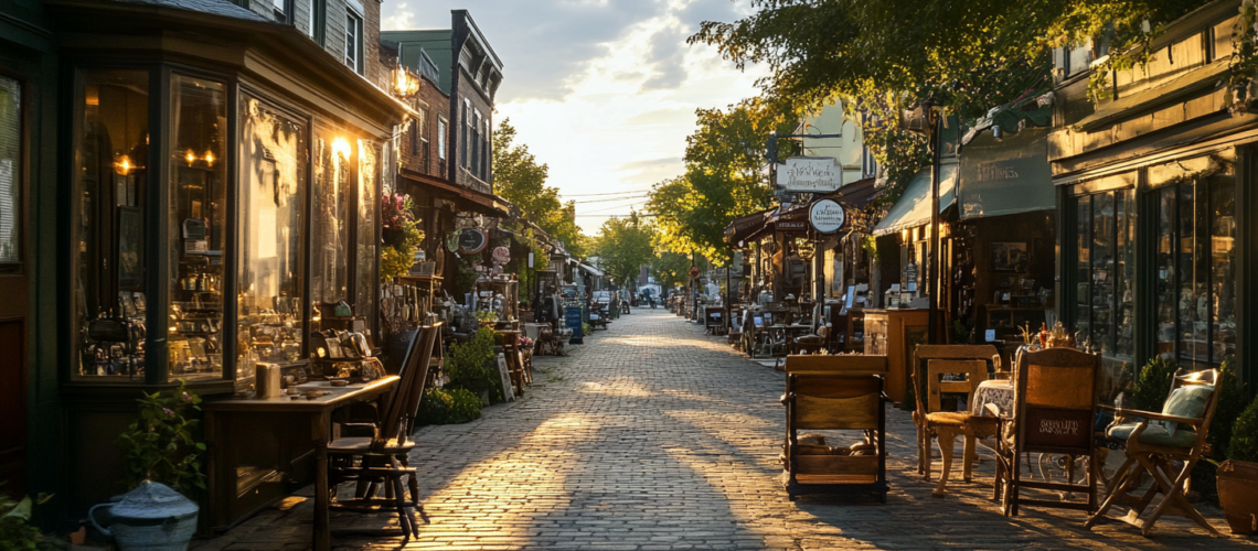 Street view in Kensington, MD